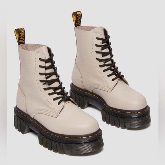 Dr. Martens Shoes - Dr. Martens Women's Audrick 8-Eye Nappa Lux Platform Ankle Boots